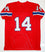 Steve Grogan Autographed Red Pro Style Jersey - The Jersey Source Auth 4 - 757 Sports Collectibles