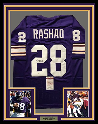 AHMAD RASHAD AUTOGRAPHED MINNESOTA VIKINGS JERSEY