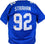 Michael Strahan Autographed Blue Pro Style Jersey-Beckett W Hologram - 757 Sports Collectibles