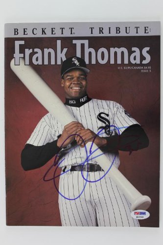 White Sox Frank Thomas Authentic Signed Beckett Tribute Magazine PSA/DNA #Q12346 - 757 Sports Collectibles