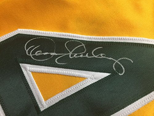 Autographed/Signed Dennis Eckersley Oakland Yellow Baseball Jersey JSA COA - 757 Sports Collectibles