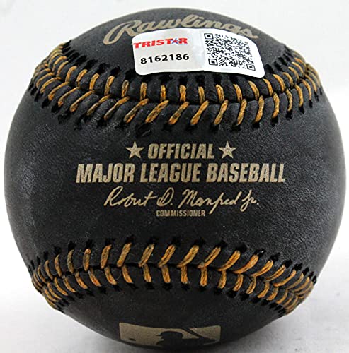 Jeff Bagwell Autographed Rawlings OML Black Baseball thick - Beckett Auth Gold - 757 Sports Collectibles