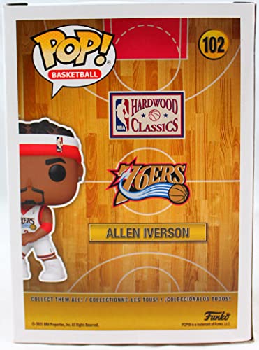 Allen Iverson Autographed Funko Pop Figurine #102-Beckett W Hologram White - 757 Sports Collectibles