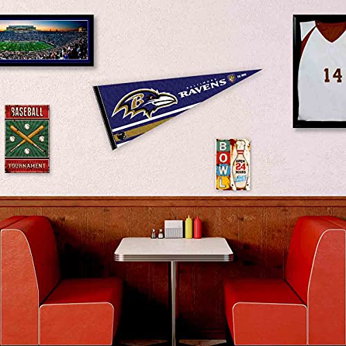 WinCraft Baltimore Ravens Pennant Banner Flag - 757 Sports Collectibles