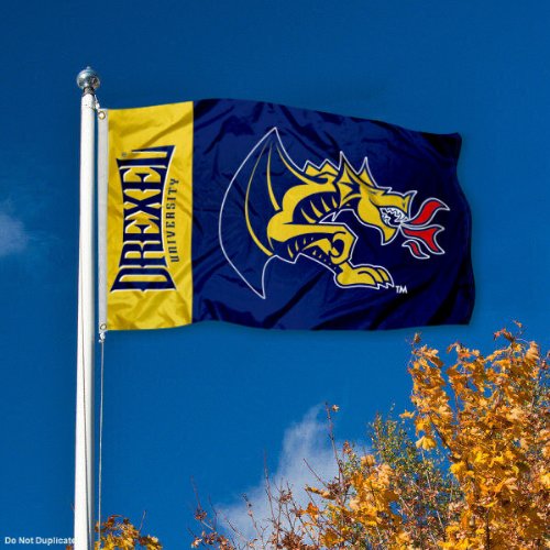 Drexel Dragons DU University Large College Flag - 757 Sports Collectibles