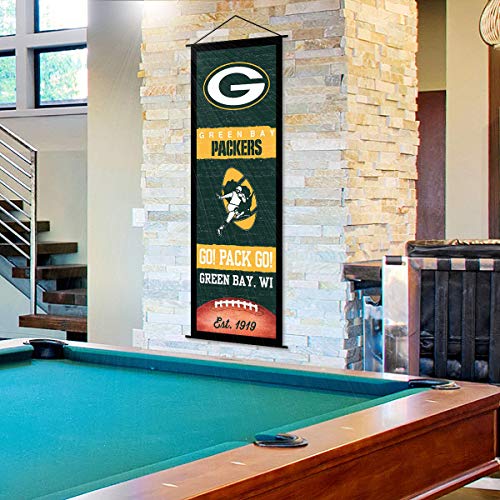 Green Bay Packers Banner and Scroll Sign - 757 Sports Collectibles