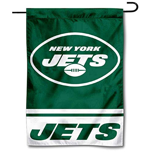 WinCraft New York Jets New Logo Yard Garden Banner Flag - 757 Sports Collectibles