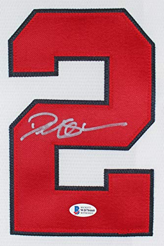 Braves Deion Sanders Authentic Signed White Majestic Coolbase Jersey BAS Witness - 757 Sports Collectibles