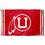 College Flags & Banners Co. Utah Vintage Retro Throwback 3x5 Banner Flag - 757 Sports Collectibles