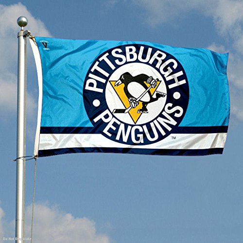 WinCraft Pittsburgh Penguins Vintage Logo Flag and Banner - 757 Sports Collectibles