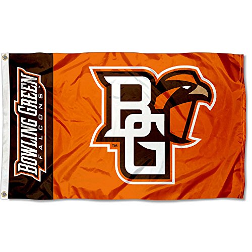 College Flags & Banners Co. Bowling Green State Falcons BGSU Flag - 757 Sports Collectibles