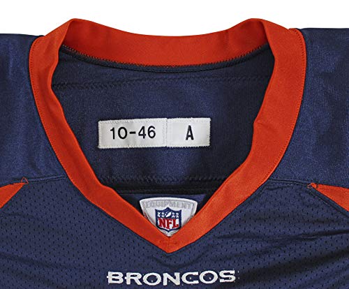 Broncos Brian Dawkins HOF 18 Signed 2010 Game Used Navy Nike Jersey BASS #X70645 - 757 Sports Collectibles