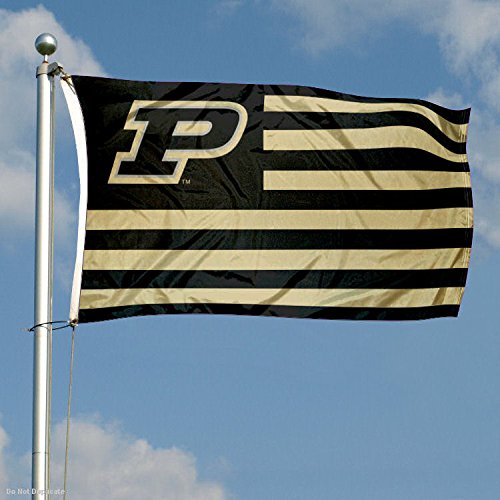 College Flags & Banners Co. Purdue Boilermakers Stars and Stripes Nation Flag - 757 Sports Collectibles