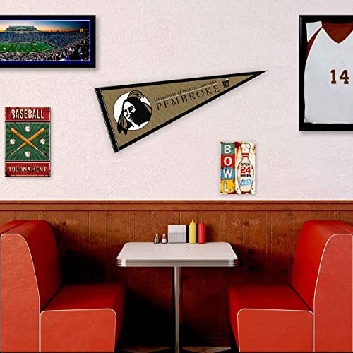 College Flags & Banners Co. UNC Pembroke Braves Pennant - 757 Sports Collectibles