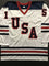 Autographed/Signed Jamie Langenbrunner Team USA United States White Hockey Jersey JSA COA - 757 Sports Collectibles