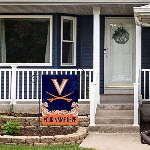 Rico Industries NCAA Virginia Cavaliers Personalized Garden Flag - 757 Sports Collectibles