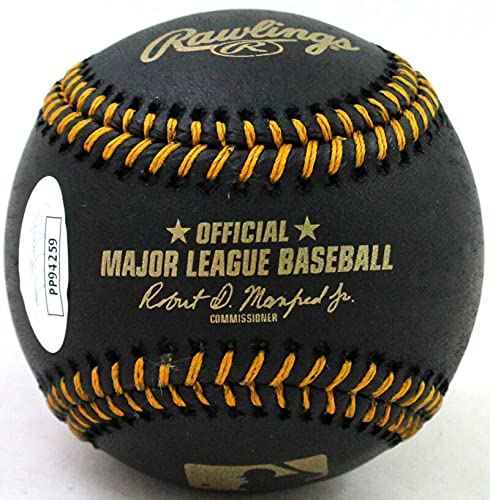 Vladimir Guerrero Jr. Autographed Rawlings OML Black Baseball- JSA Auth Gold - 757 Sports Collectibles