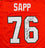 Warren Sapp Autographed Orange College Style Jersey w/Insc- JSA W Authenticated 9 - 757 Sports Collectibles