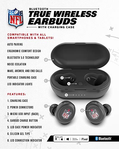 Soar NFL True Wireless Earbuds V.4, Las Vegas Raiders