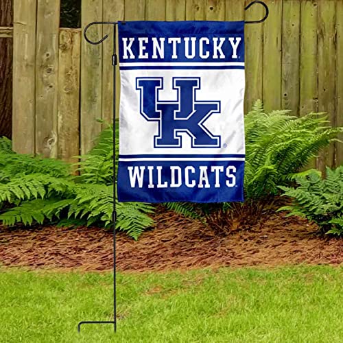 Kentucky Wildcats Garden Flag and Flag Stand Holder Flagpole Set - 757 Sports Collectibles