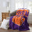 NORTHWEST NCAA Clemson Tigers Serenity Silk Touch Throw Blanket, 60" x 80", Basic - 757 Sports Collectibles