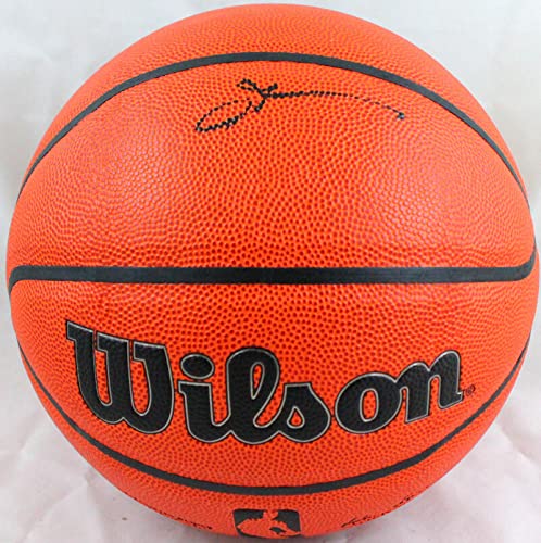 Allen Iverson Autographed Official NBA Wilson Basketball-JSA W Black - 757 Sports Collectibles