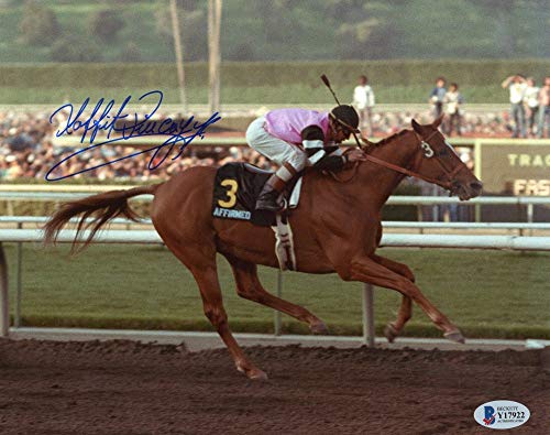 Laffit Pincay Autographed 8x10 Photo - BAS COA (Affirmed) - 757 Sports Collectibles