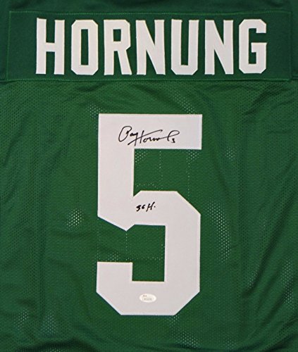 Paul Hornung Signed / Autographed Green Jersey with 59 Heisman and JSA W - 757 Sports Collectibles