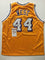 Autographed/Signed Jerry West Los Angeles LA Yellow Basketball Jersey JSA COA - 757 Sports Collectibles