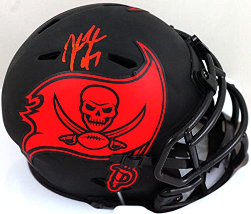 John Lynch Autographed Tampa Bucs Eclipse Mini Helmet- Beckett W Red - 757 Sports Collectibles