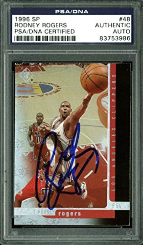 Clippers Rodney Rogers Authentic Signed Card 1996 SP #48 PSA/DNA Slabbed - 757 Sports Collectibles