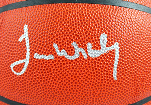 Magic Johnson/James Worthy Autographed Official NBA Wilson Basketball-Beckett W Hologram Silver - 757 Sports Collectibles