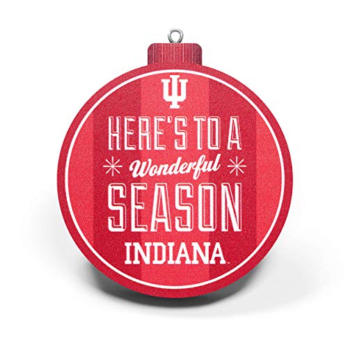 YouTheFan NCAA Indiana Hoosiers 3D Logo Series Ornament - 757 Sports Collectibles