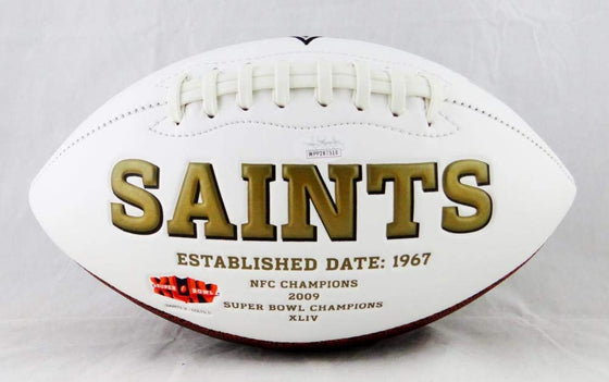 Ricky Williams Autographed New Orleans Saints Logo Football- JSA W Auth Left - 757 Sports Collectibles