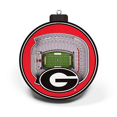 YouTheFan NCAA Georgia Bulldogs 3D StadiumView Ornament - Sanford Stadium - 757 Sports Collectibles