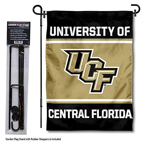 College Flags & Banners Co. Central Florida Knights Garden Flag with Stand Holder - 757 Sports Collectibles