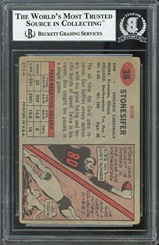 Cardinals Don Stonesifer Authentic Signed 1957 Topps #38 Card BAS Slabbed - 757 Sports Collectibles