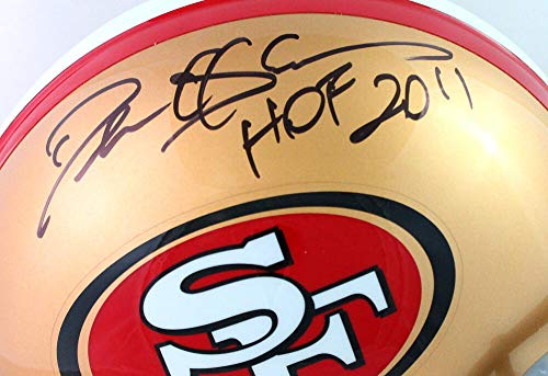 Deion Sanders Signed SF 49ers Full Size Authentic Helmet w/HOF- Beckett W Blk - 757 Sports Collectibles