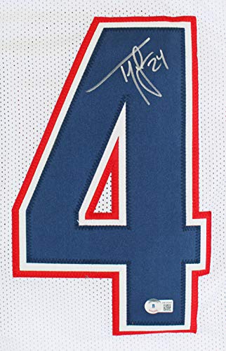 Ty Law Authentic Signed White Pro Style Jersey Autographed BAS Witnessed - 757 Sports Collectibles