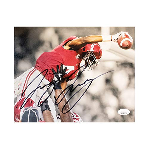 Jerry Jeudy Autographed Alabama 8x10 Photo - JSA COA (Red Jersey) - 757 Sports Collectibles