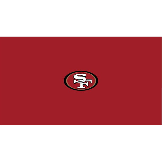 San Francisco 49ers 8-Foot Billiard Cloth