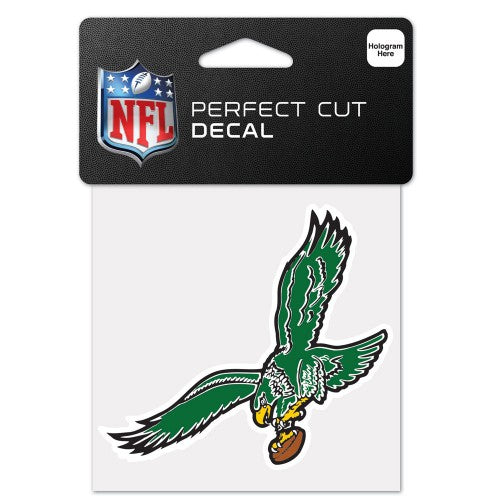 Philadelphia Eagles Throwback 4x4 Perfect Cut Decal