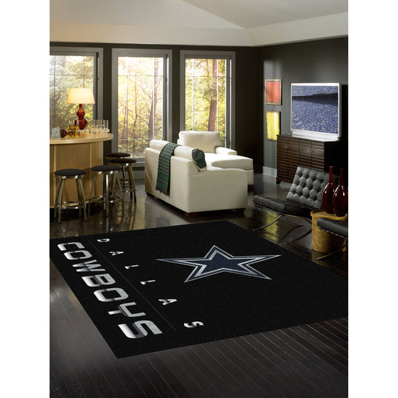 Dallas Cowboys Chrome Rug