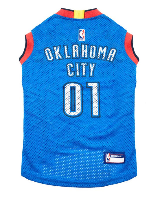 Oklahoma City Thunder Dog Jersey Pets First