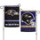 BALTIMORE RAVENS GARDEN FLAGS 2 SIDED 12.5" X 18" - 757 Sports Collectibles