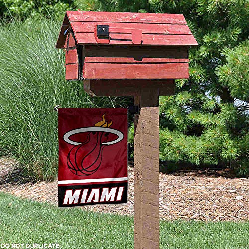 WinCraft Miami Heat Double Sided Garden Flag - 757 Sports Collectibles