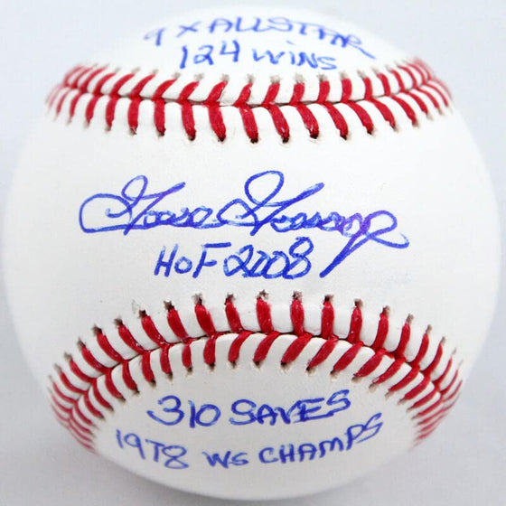 Goose Gossage Autographed Rawlings OML Baseball w/5 Insc.-Beckett W Hologram Blue - 757 Sports Collectibles