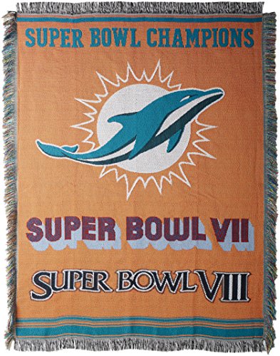 Miami Dolphins Tapestry Throw by Northwest