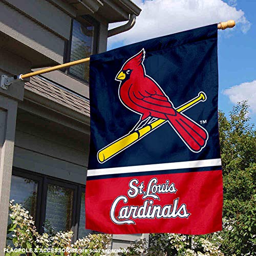 WinCraft St. Louis Cardinals Two Sided House Flag - 757 Sports Collectibles