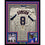 Framed Autographed/Signed Andre Dawson 33x42 Chicago White Pinstripe Baseball Jersey JSA COA